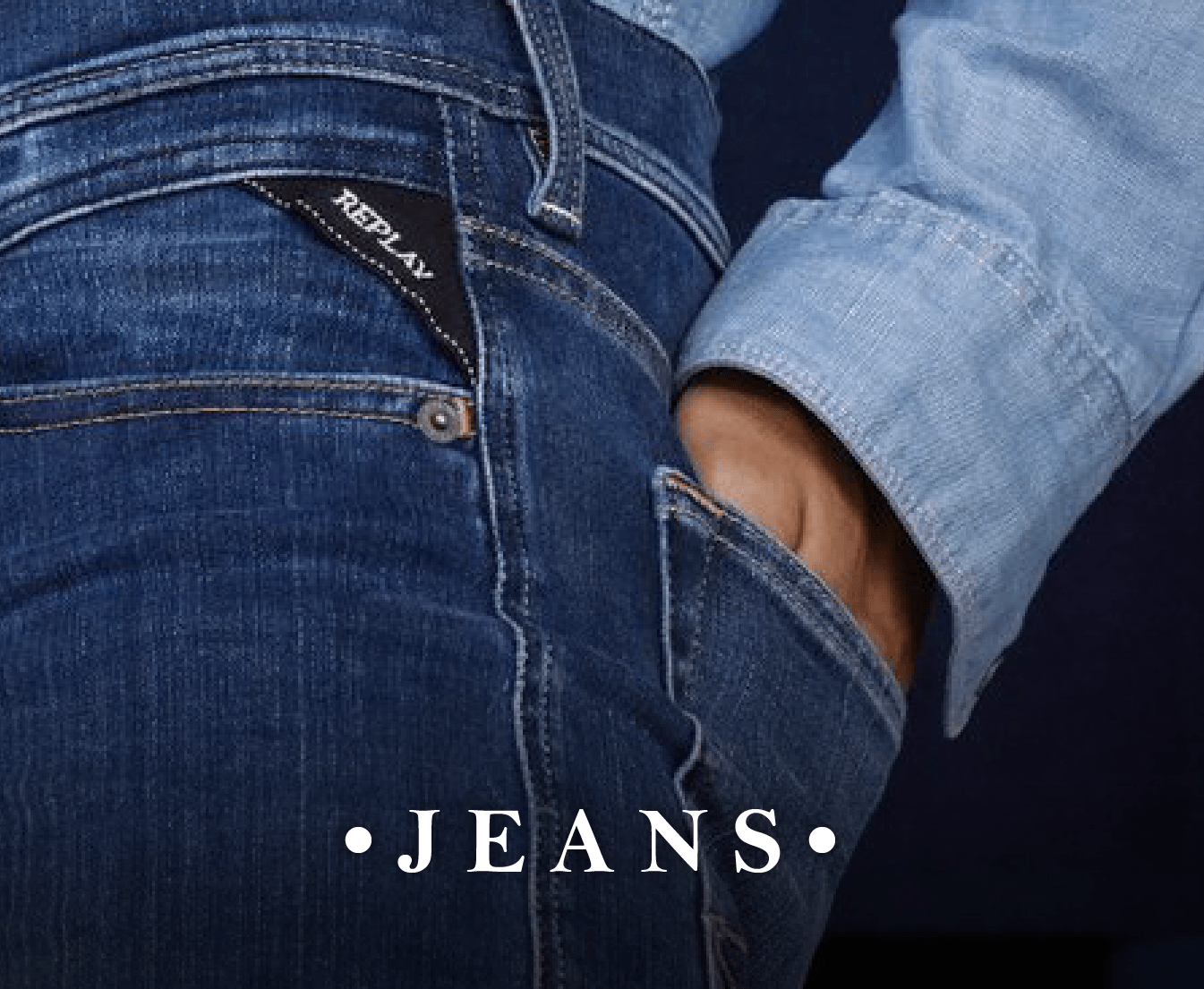 Todo en jeans, denim Replay Colombia